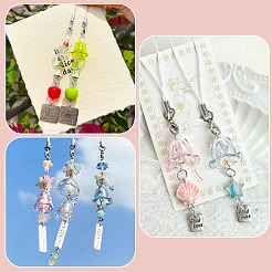 120Pcs 6 Colors Transparent Acrylic Bead Caps&nbsp;TACR-TA0001-75