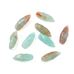 Two Tone Imitation Gemstone Style Acrylic Beads&nbsp;AC-CBA6852-01L