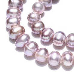 Natural Cultured Freshwater Pearl Beads Strands&nbsp;PEAR-N013-06N