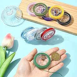10 Rolls 10 Colors Nylon Braided Cord&nbsp;NWIR-FS0001-03