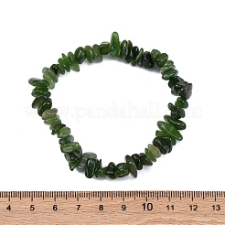 Natural Other Jade Chip Beaded Stretch Bracelets for Women Men&nbsp;BJEW-L038-01B