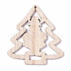 Printed Wood Big Pendants&nbsp;FIND-H030-01