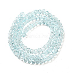 Transparent Baking Paint Glass Beads Strands&nbsp;DGLA-A034-T4mm-D06