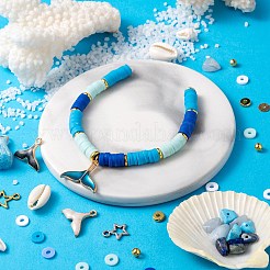 Ocean Theme Beads & Charms DIY Jewelry Making Finding Kit&nbsp;DIY-FS0002-18
