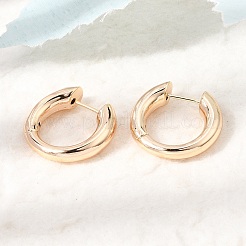 Brass Huggie Hoop Earrings&nbsp;KK-CBACA55-22G