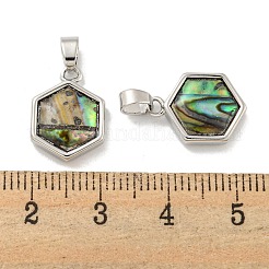 Natural Paua Shell Pendants&nbsp;KK-A214-27P