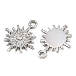304 Stainless Steel Rhinestone Pendants&nbsp;RB-CBA9349-01P