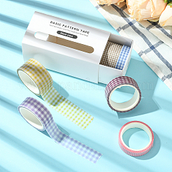 1 Bag 6 Rolls DIY Scrapbook Decorative Paper Tapes&nbsp;DIY-SP0005-15C
