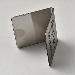 Stainless Steel No Smoking Sign&nbsp;AJEW-WH0609-465