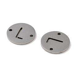 Non-Tarnish 201 Stainless Steel Hollow Flat Round Links&nbsp;FIND-R149-03L-P