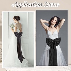 Detachable Polyester Bowknot for Garment Wedding Dress Accessories&nbsp;AJEW-WH20020-205A