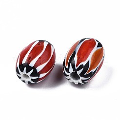 Handmade Millefiori Lampwork Beads&nbsp;LAMP-S197-027