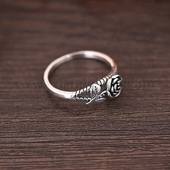 Alloy Rose Finger Rings&nbsp;WG6B24B-05