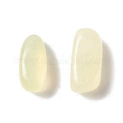 天然な新しい翡翠のビーズ  タンブルストーン  穴なし/ドリルなし  ナゲット  9~16x8~9.5x4.5~7.5mm  約475個/500g&nbsp;G-A023-01H