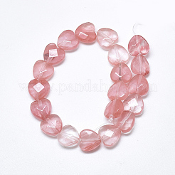 Cherry Quartz Glass Beads Strands&nbsp;G-S357-E01-14