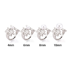 Brass Cup Peg Ring Settings&nbsp;KK-N274-37P