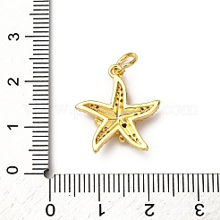 Brass Micro Pave Cubic Zirconia Pendants&nbsp;KK-A265-10B-02G