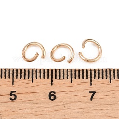 Iron Open Jump Rings&nbsp;JROS6mm-KCG