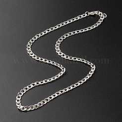 Tarnish Resistant 304 Stainless Steel Curb Chain Necklaces&nbsp;NJEW-JN03555