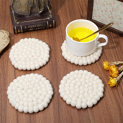 Felt Coaster&nbsp;AJEW-WH20048-43