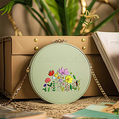 4インチのスティックとステッチの刺繍模様11.6x8.2枚。  不織布水溶性刺繍安定剤  花  297x210 MMM&nbsp;DIY-WH0455-156
