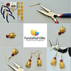 Brass Bead Caps&nbsp;KK-PH0034-79