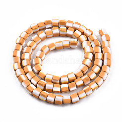 Handmade Polymer Clay Beads Strands&nbsp;CLAY-N010-074-10