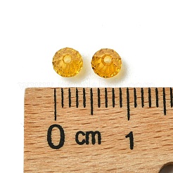 プレシオサ®クリスタルビーズ  チェコクリスタル  双円錐形(451 69 302 ロンデル)  トパーズ 10070 個  4mm  穴：0.8mm&nbsp;Y-PRC-BA4-10070