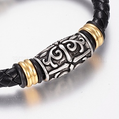 Braided Leather Cord Bracelets&nbsp;BJEW-H560-33