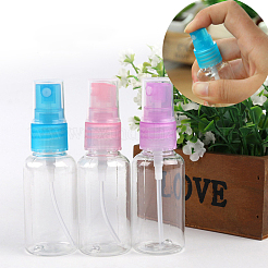 30ml PPプラスチックプレススプレーボトル  メイクアップツール  ランダム単色またはランダム混色  3x9.5~10cm  30ml /瓶&nbsp;MRMJ-F006-12