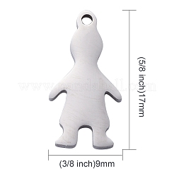 Tarnish Resistant 304 Stainless Steel Pendants&nbsp;STAS-I140-12S