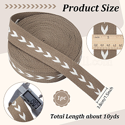 Polycotton Jacquard Arrow Ribbon&nbsp;OCOR-WH0078-170E