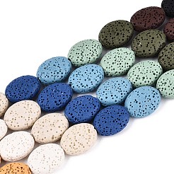Natural Lava Rock Beads Strands&nbsp;G-N257-18A-01