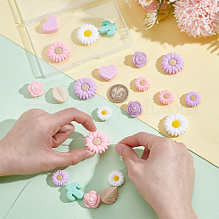 22Pcs 11 Styles Silicone Beads&nbsp;SIL-PH0001-44
