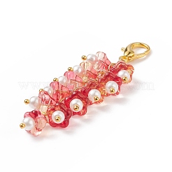 Trumpet Flower Glass Pendant Decorations&nbsp;HJEW-JM00800-03