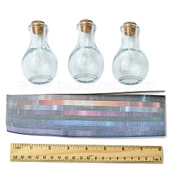3Pcs Glass Bottle for Bead Containers&nbsp;AJEW-FS0008-16B