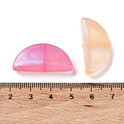 透明なアクリルビーズ  蓄光ビーズ  暗闇で光る  半円  ミックスカラー  29.5x13.5x7mm  穴：2mm  約250個/500g&nbsp;OACR-Z013-12