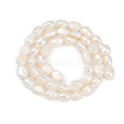 Natural Cultured Freshwater Pearl Beads Strands&nbsp;PEAR-P064-20A-04A-02