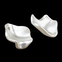 アブシミテーションパールペンダント  ツイスト  ツイスト  16x15x5mm  穴：1.4mm&nbsp;OACR-K001-25