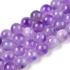 Dyed Natural White Jade Beads Strands&nbsp;G-T138-10mm-210-11