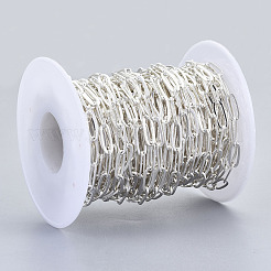 Brass Paperclip Chains&nbsp;CHC-S008-001B-S-2-NR