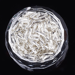 Glass Twist Bugle Beads&nbsp;SEED-S018-03