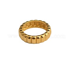 Wave Texture 304 Stainless Steel Finger Rings&nbsp;WGA78FE-01