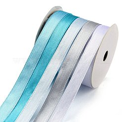 10m 5色ポリエステルリボン  ギフト包装用  ダークターコイズ  3/8インチ（10mm）  2m /カラー&nbsp;OCOR-Q026-03G