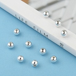 Plating Plastic Acrylic Round Beads&nbsp;PACR-L003-6mm-S