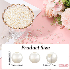 Imitation Pearl Acrylic Beads&nbsp;PEAR-LT0001-02E