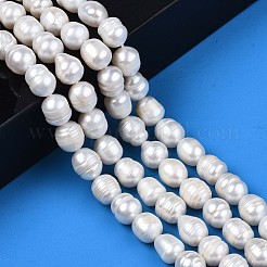 Natural Cultured Freshwater Pearl Beads Strands&nbsp;LS-PEAR-N012-07C