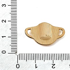 304ステンレススチールエナメルコネクタチャーム  医療用マスク関連リンク  イオンプレーティング（ip）  長持ちメッキ  18KGP本金メッキ  ディープスカイブルー  15x23x3mm  穴：4x2mm&nbsp;SA-CBA7FC1-12G-02