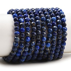 Natural Lapis Lazuli Beads Strands&nbsp;G-G059-4mm
