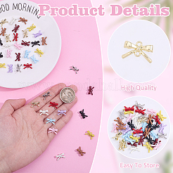 44Pcs 11 Colors Spray Painted Alloy Connector Charms&nbsp;FIND-ME0004-23